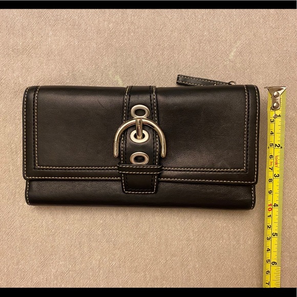 Coach Black Leather Wallet - Picture 6 of 6